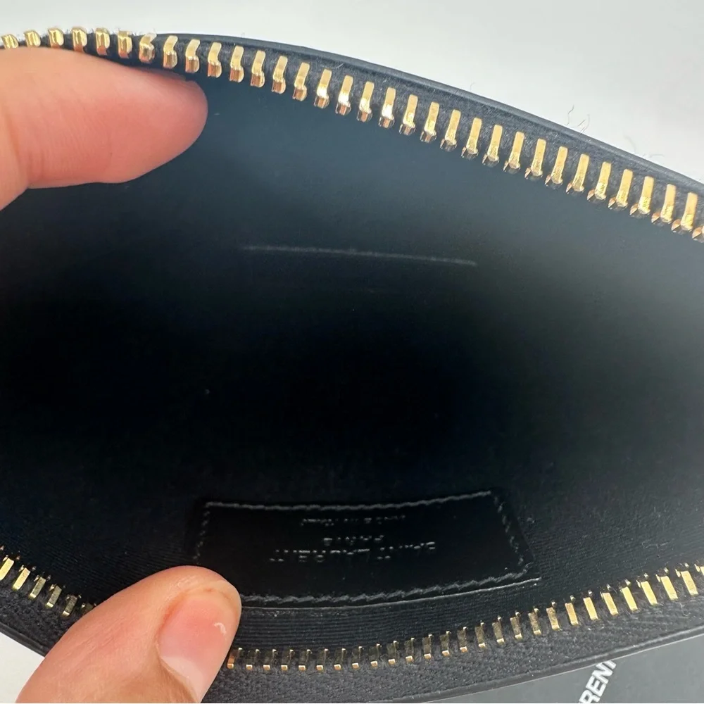 NEW Saint Laurent Leopard Print Clutch - Picture 4 of 6